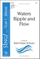 Waters Ripple and Flow SSA choral sheet music cover